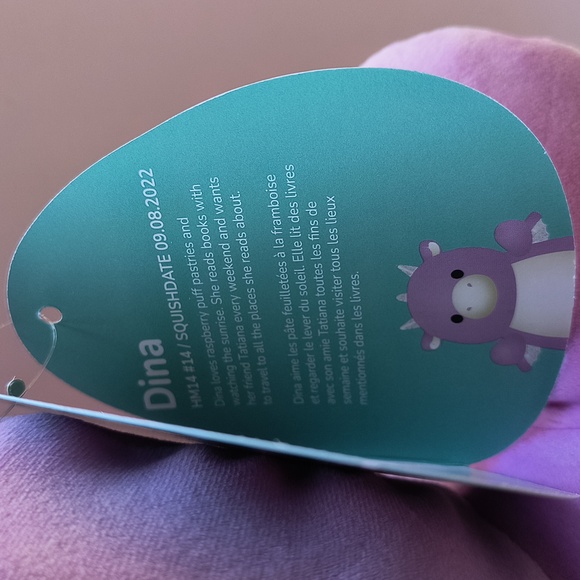 Squishmallows Hug Mees Dina the Dragon - Picture 6 of 10